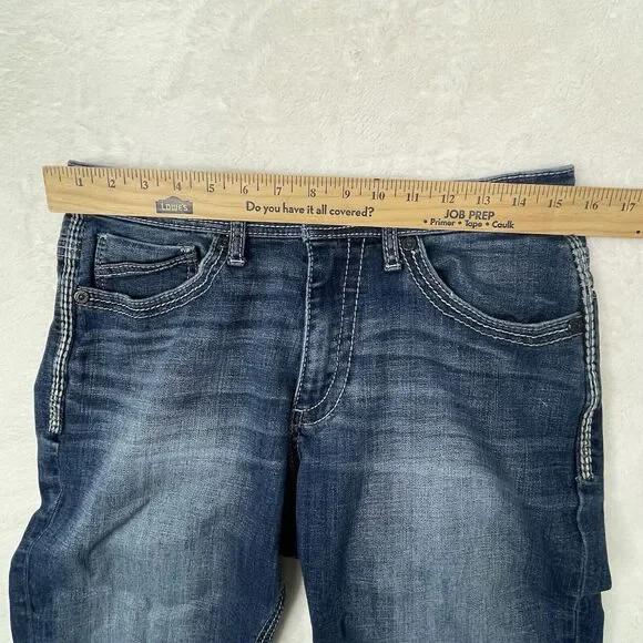 BKE Tyler Jeans Mens 31 x 31 Blue Denim Straight Leg Stretch - Picture 9 of 15